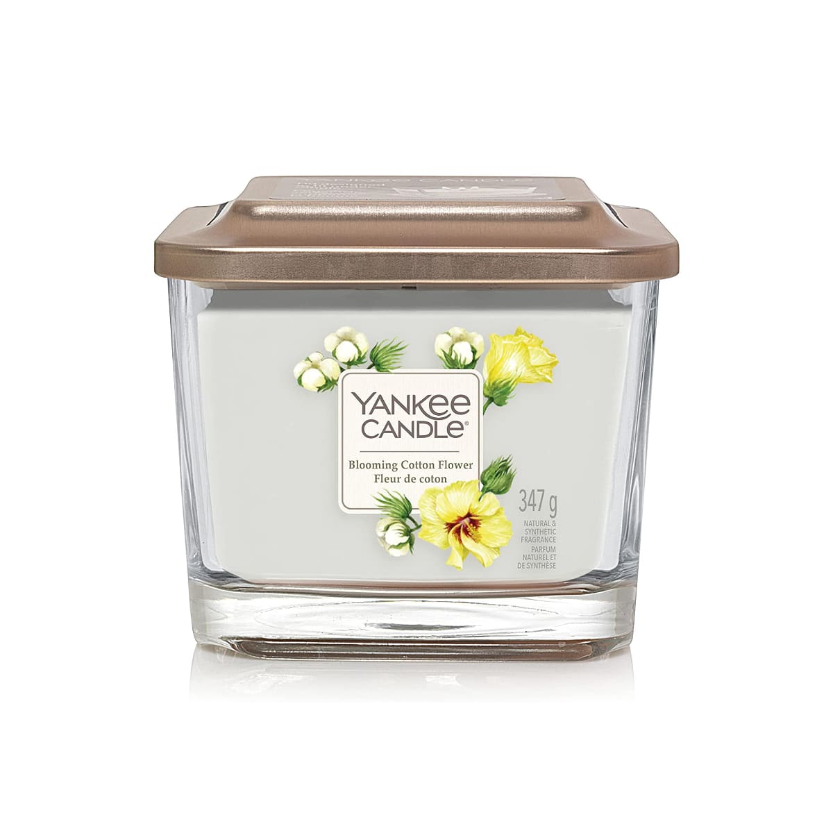 Vela Blooming Cotton Flower Elevation Yankee Candle