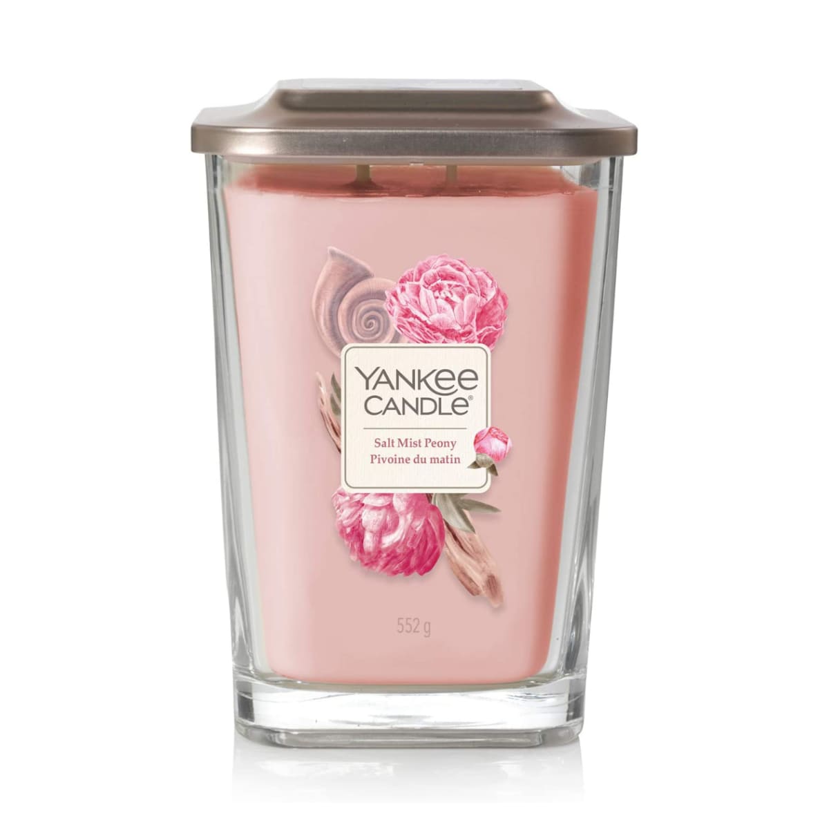 Vela Salt Mist Peony Elevation Yankee Candle