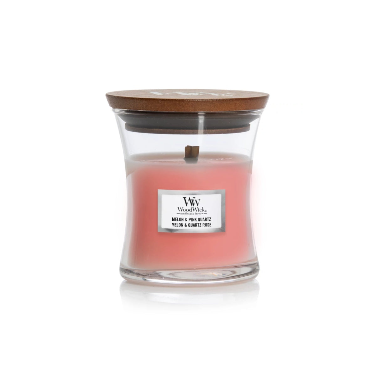 Vela Melon & Pink Quartz WoodWick