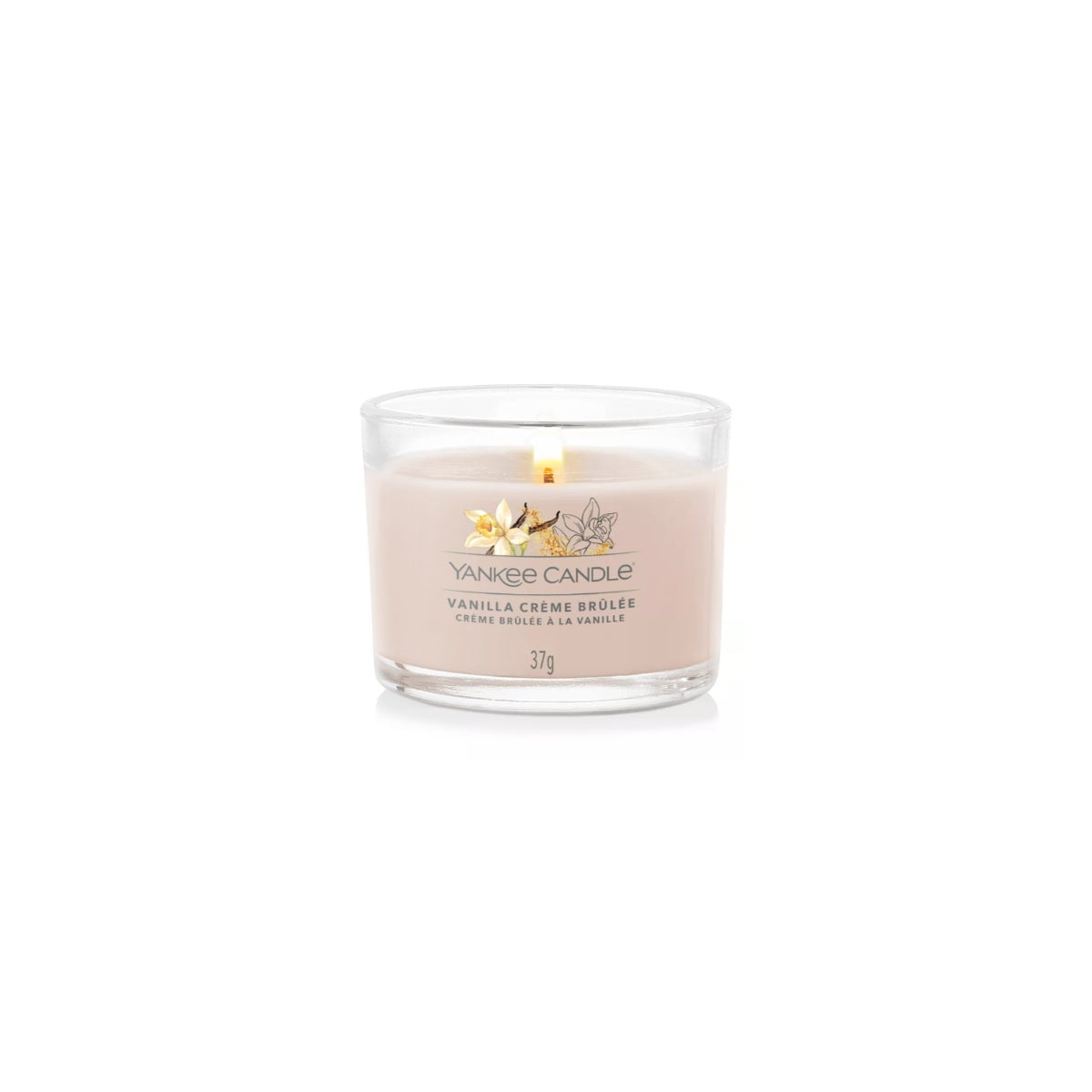 Vela Votive Copo Vanilla Creme Brulee Yankee Candle