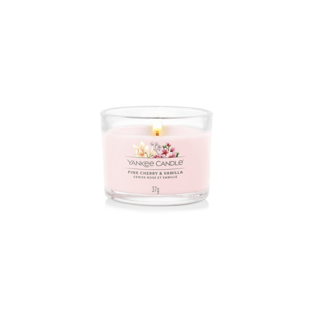 Vela Votive Copo Pink Cherry & Vanilla Yankee Candle