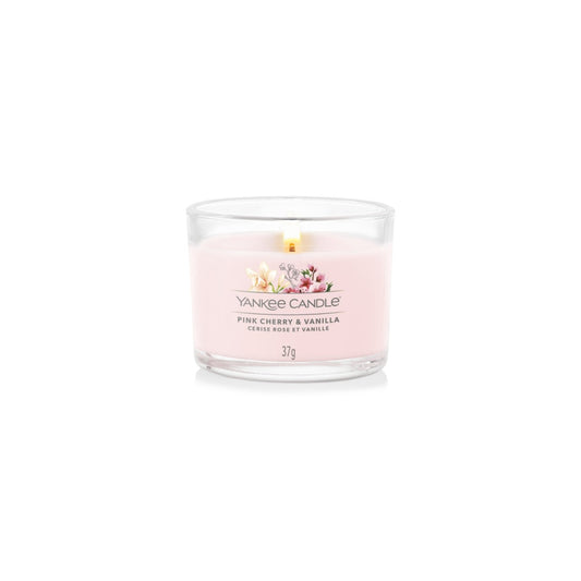 Vela Votive Copo Pink Cherry & Vanilla Yankee Candle