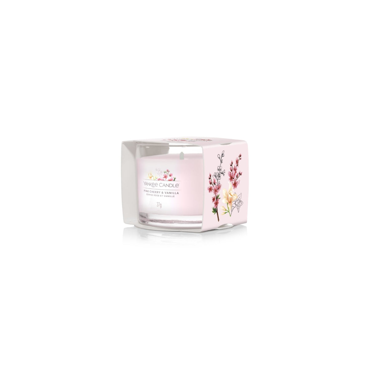 Vela Votive Copo Pink Cherry & Vanilla Yankee Candle
