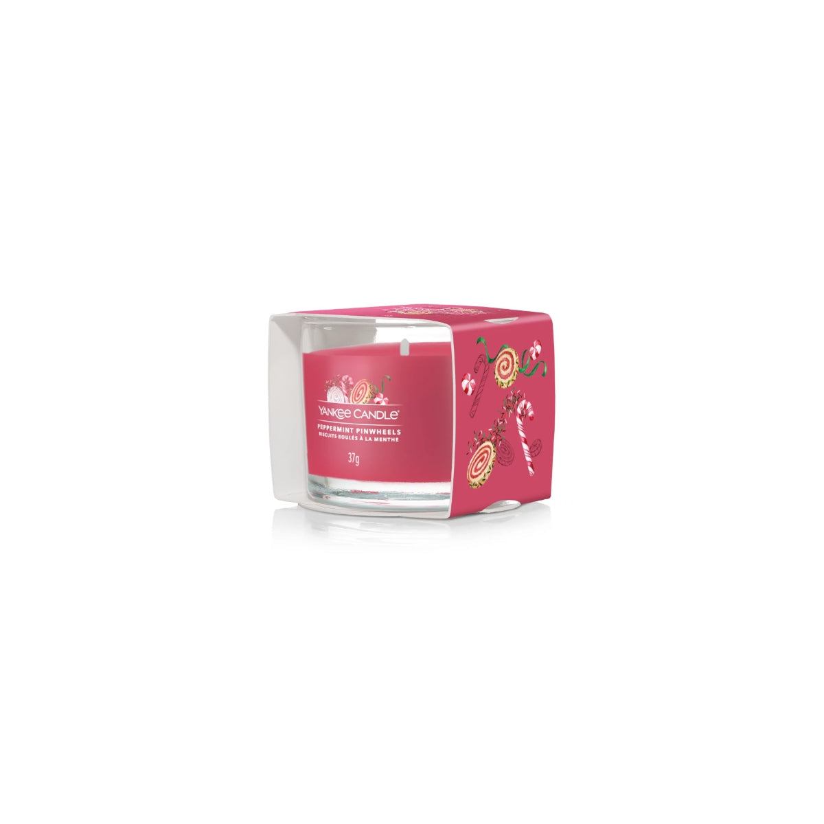 Vela Votive Copo Peppermint Pinwheels Yankee Candle