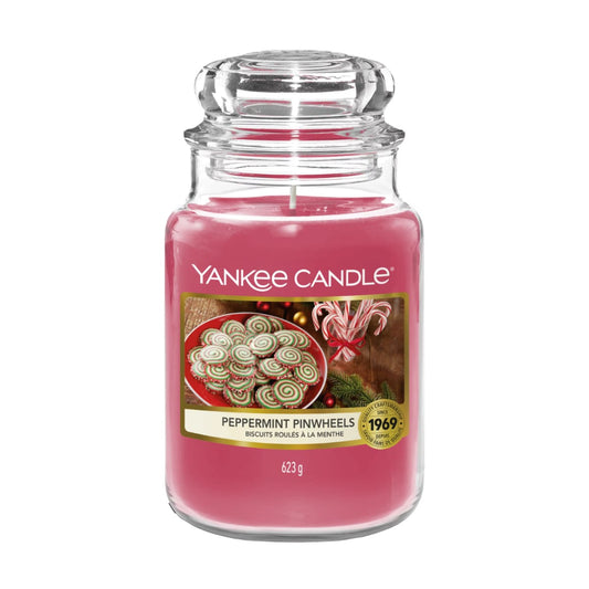 Vela Peppermint Pinwheels Yankee Candle