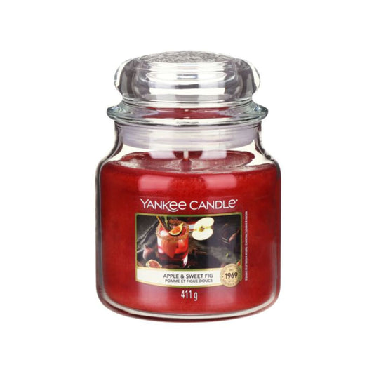 Vela Apple & Sweet Fig Yankee Candle