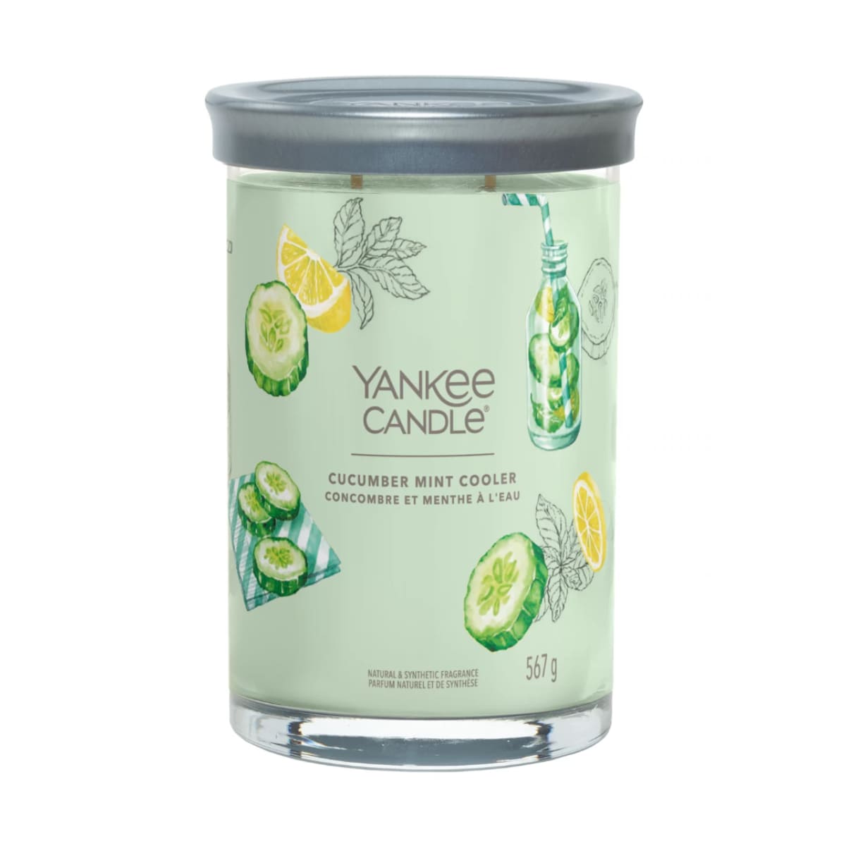 Vela Tumbler Cucumber Mint Cooler Yankee Candle