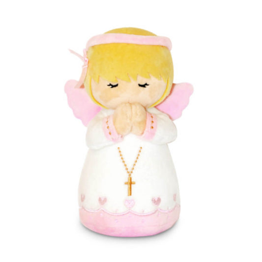 Anjo Menina em Peluche Rosa Little Drops of Water