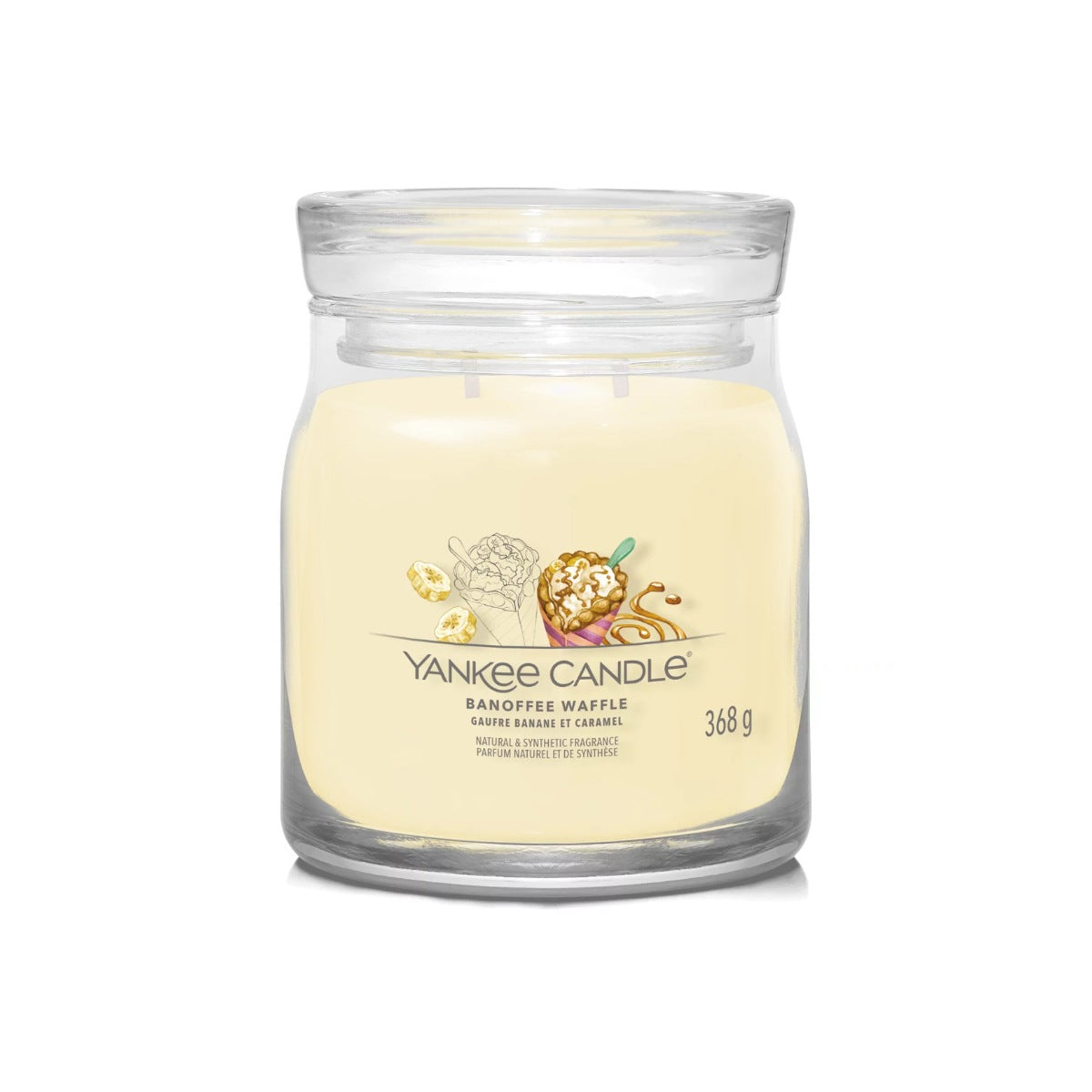 Vela Black Banoffee Waffle Yankee Candle