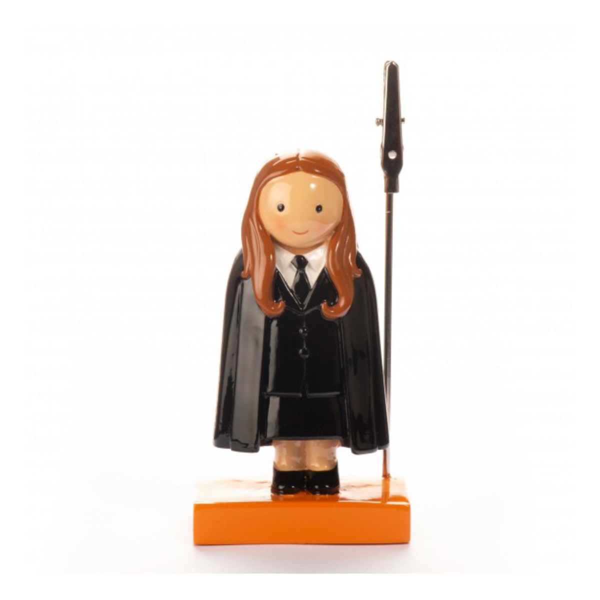 Estudante Universitária com base Laranja e mola Little Drops of Water