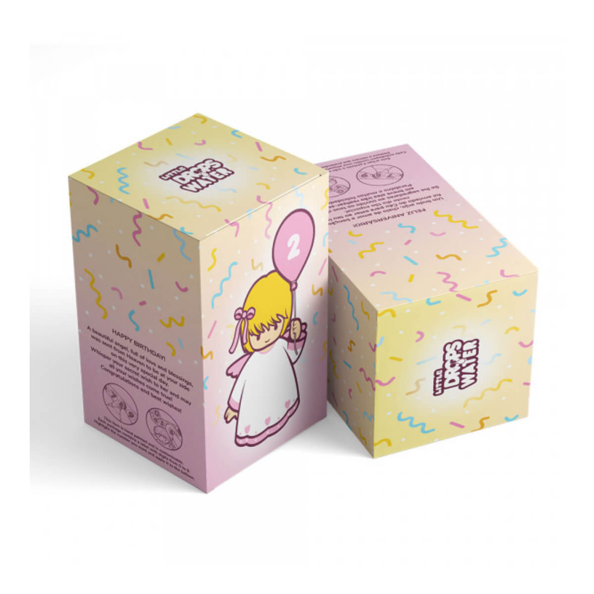 Anjo da Guarda com Balão Aniversário Little Drops of Water