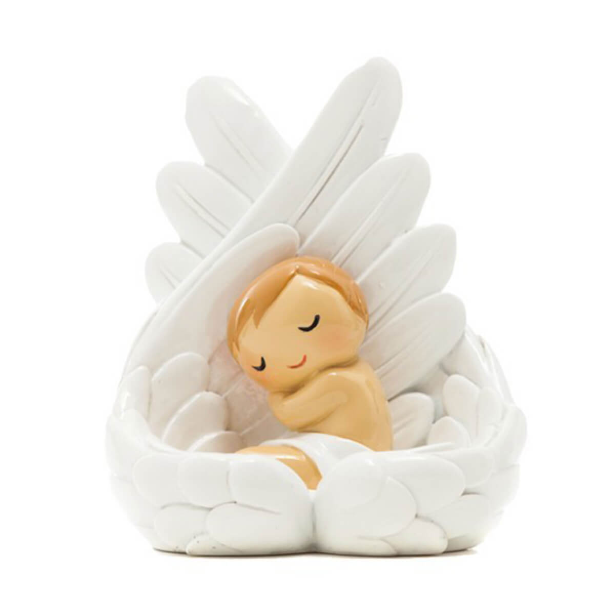 Anjo Protector Deitado em Penas Little Drops of Water