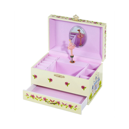 Esta Caixa de Música Baú Bailarina Musicboxworld é o presente ideal para miúdos e graúdos onde, através da sua alegria musical, criam momentos inesquecíveis. É ideal para guardar bijutaria ou uma peça especial.
