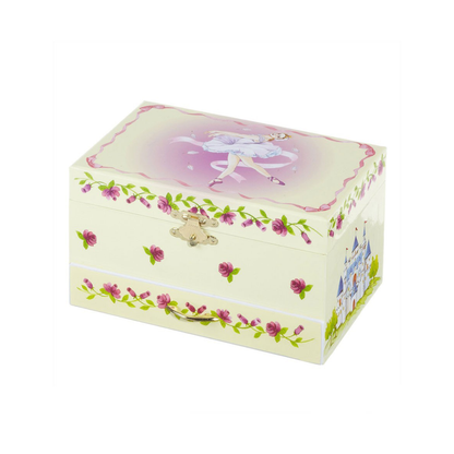 Esta Caixa de Música Baú Bailarina Musicboxworld é o presente ideal para miúdos e graúdos onde, através da sua alegria musical, criam momentos inesquecíveis. É ideal para guardar bijutaria ou uma peça especial.