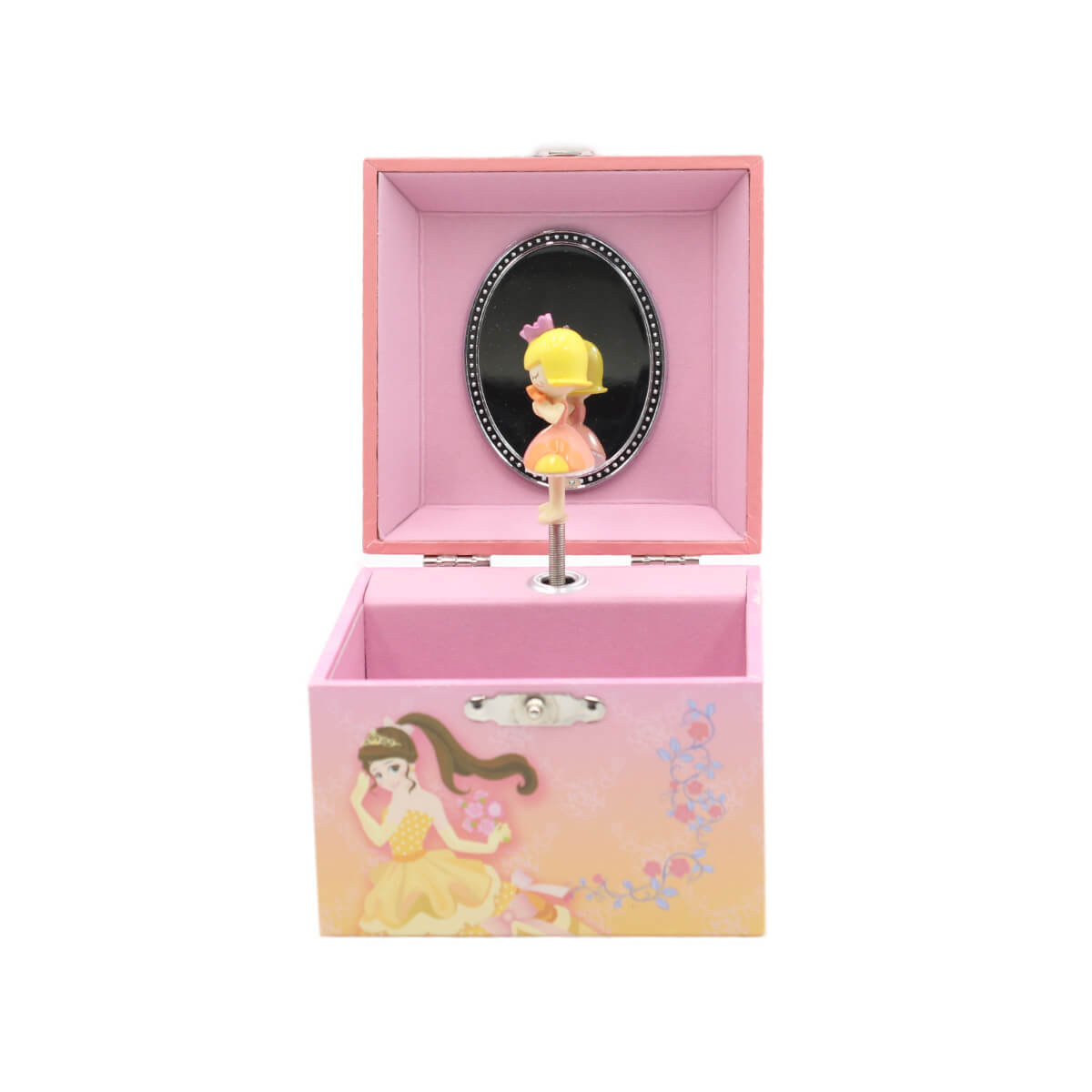 Caixa de Música Baú Pequeno Princesa Musicboxworld