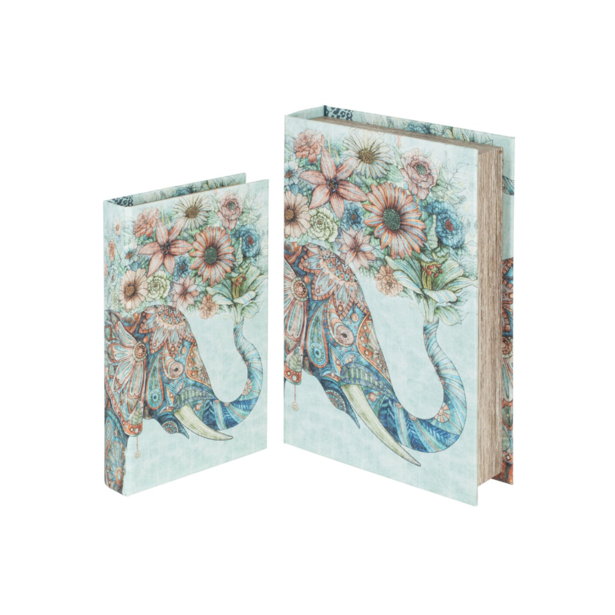 Caja de libro de elefante