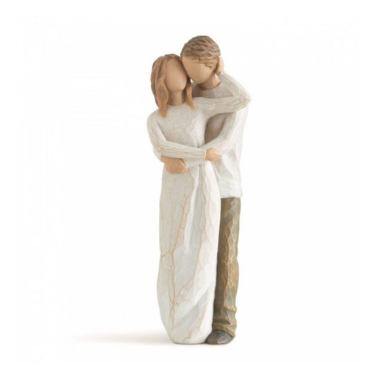 Willow Tree é uma linha íntima de estatuetas criada pela artista Susan Lordi representativas de: amor, proximidade, cura, coragem, esperança, família entre outras emoções que encontramos na vida.  Envolvida numa caixa com a mensagem: 'Para aqueles que encontraram o seu verdadeiro parceiro no amor e na vida'.