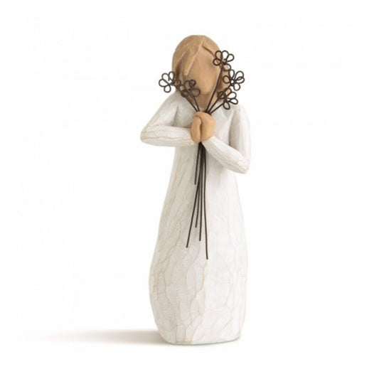 Willow Tree é uma linha íntima de estatuetas criada pela artista Susan Lordi representativas de: amor, proximidade, cura, coragem, esperança, família entre outras emoções que encontramos na vida.  Envolvida numa caixa com a mensagem: 'Amizade é o presente mais querido'.
