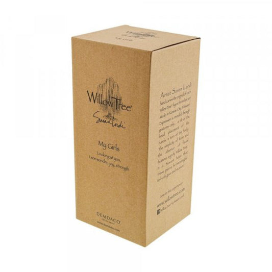 Willow Tree é uma linha íntima de estatuetas criada pela artista Susan Lordi representativas de: amor, proximidade, cura, coragem, esperança, família entre outras emoções que encontramos na vida.  Envolvida numa caixa com a mensagem: 'A olhar para ti, eu vejo deslumbramento, alegria e força'.