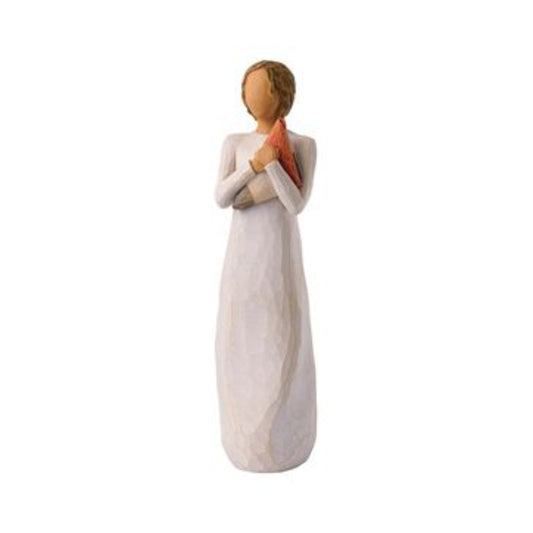 Willow Tree é uma linha íntima de estatuetas criada pela artista Susan Lordi representativas de: amor, proximidade, cura, coragem, esperança, família entre outras emoções que encontramos na vida.