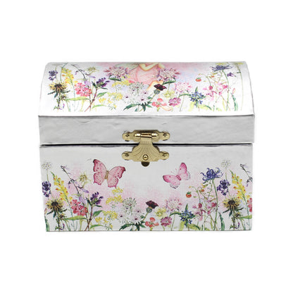 Caixa de Música Baú Fada e Borboletas Musicboxworld