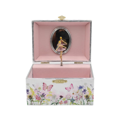 Caixa de Música Baú Fada e Borboletas Musicboxworld