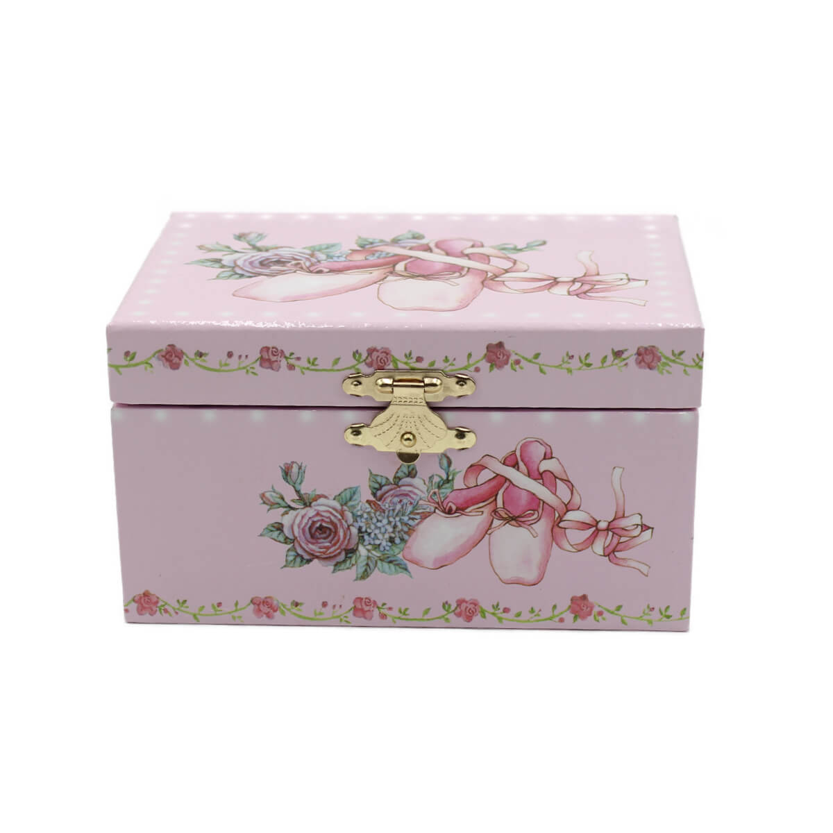 Caixa de Música Baú Sapatos de Bailarina Musicboxworld