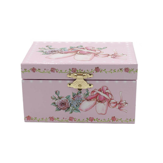 Caixa de Música Baú Sapatos de Bailarina Musicboxworld