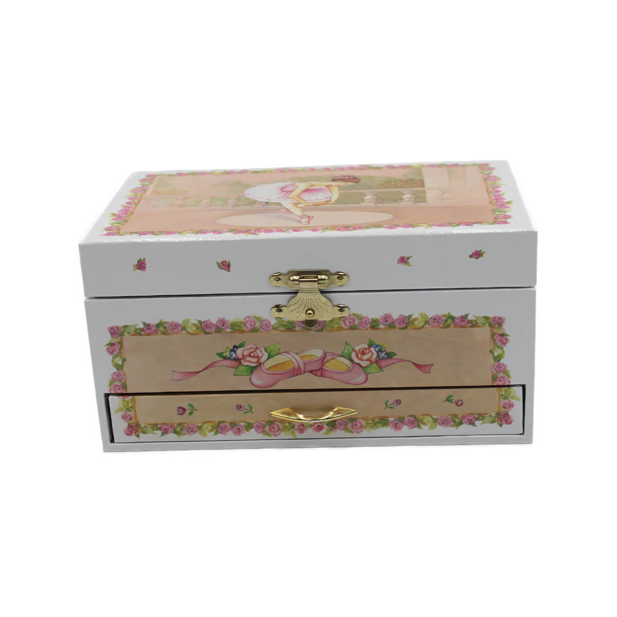 Caixa de Música Baú Bailarina Musicboxworld