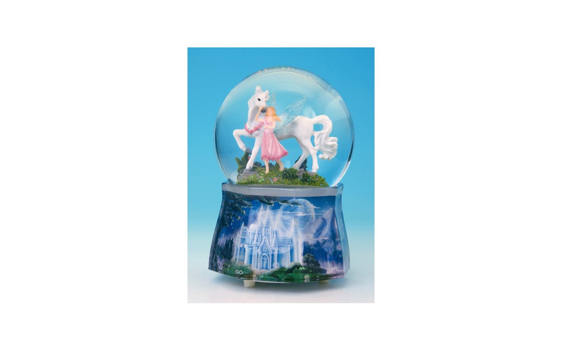 Caixa de Música Globo Unicórnio Musicboxworld