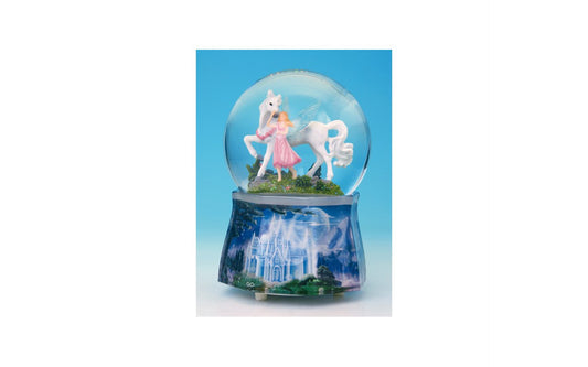 Caixa de Música Globo Unicórnio Musicboxworld