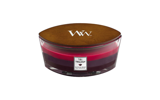 Candle Sun Ripened Berries Trilogy Ellipse WoodWick