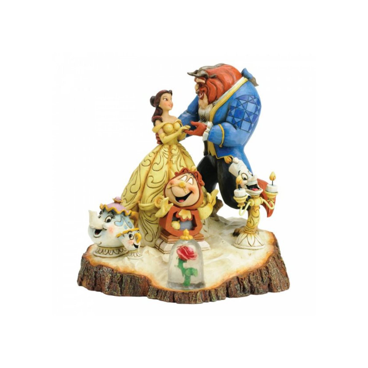 Estatueta Beauty & The Beast "Tale as Old as Time" Disney