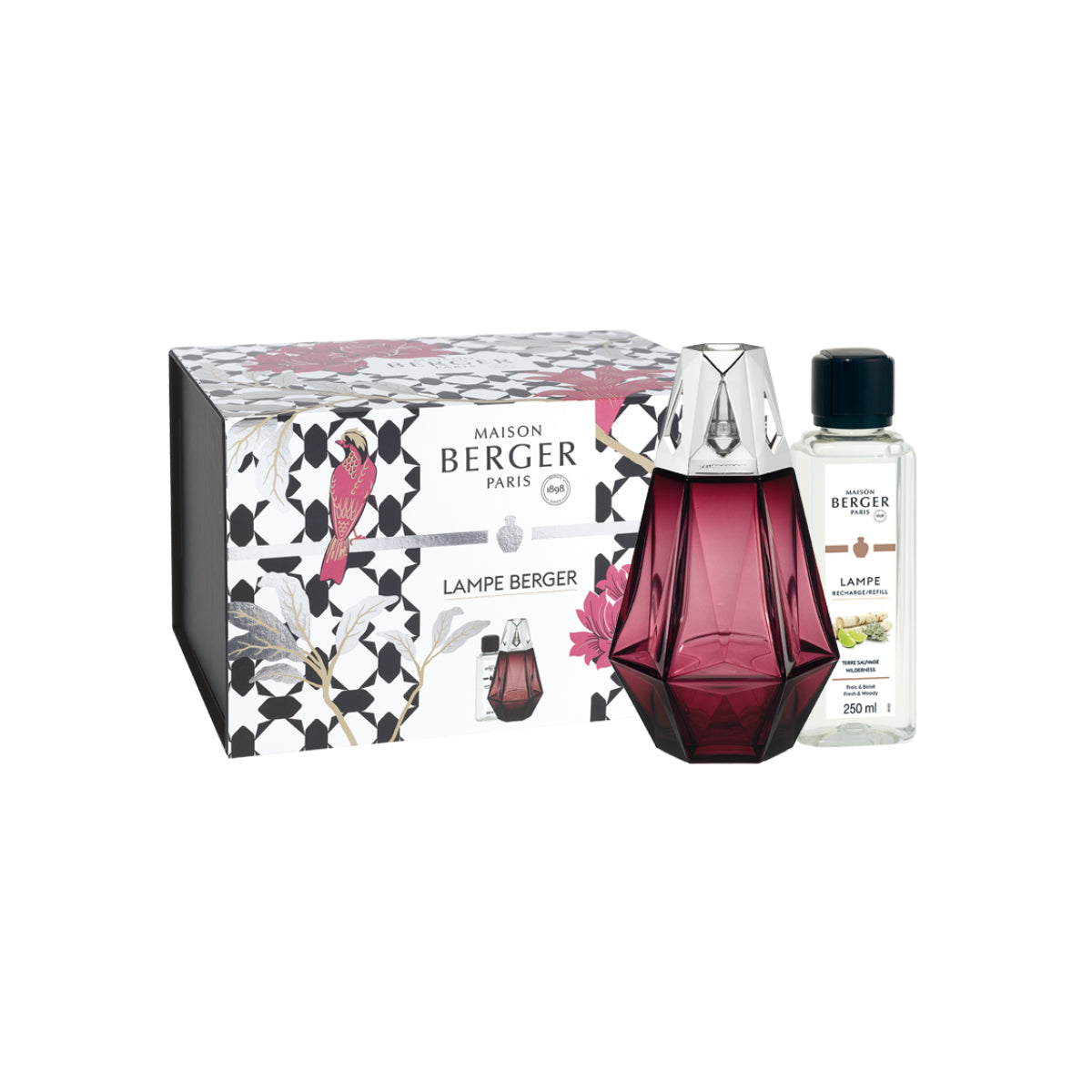 Maison Berger Prism Raspberry Catalytic Lamp with Refill