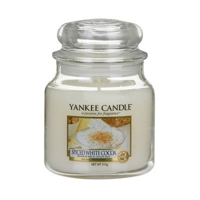 Vela Spiced White Cocoa Yankee Candle