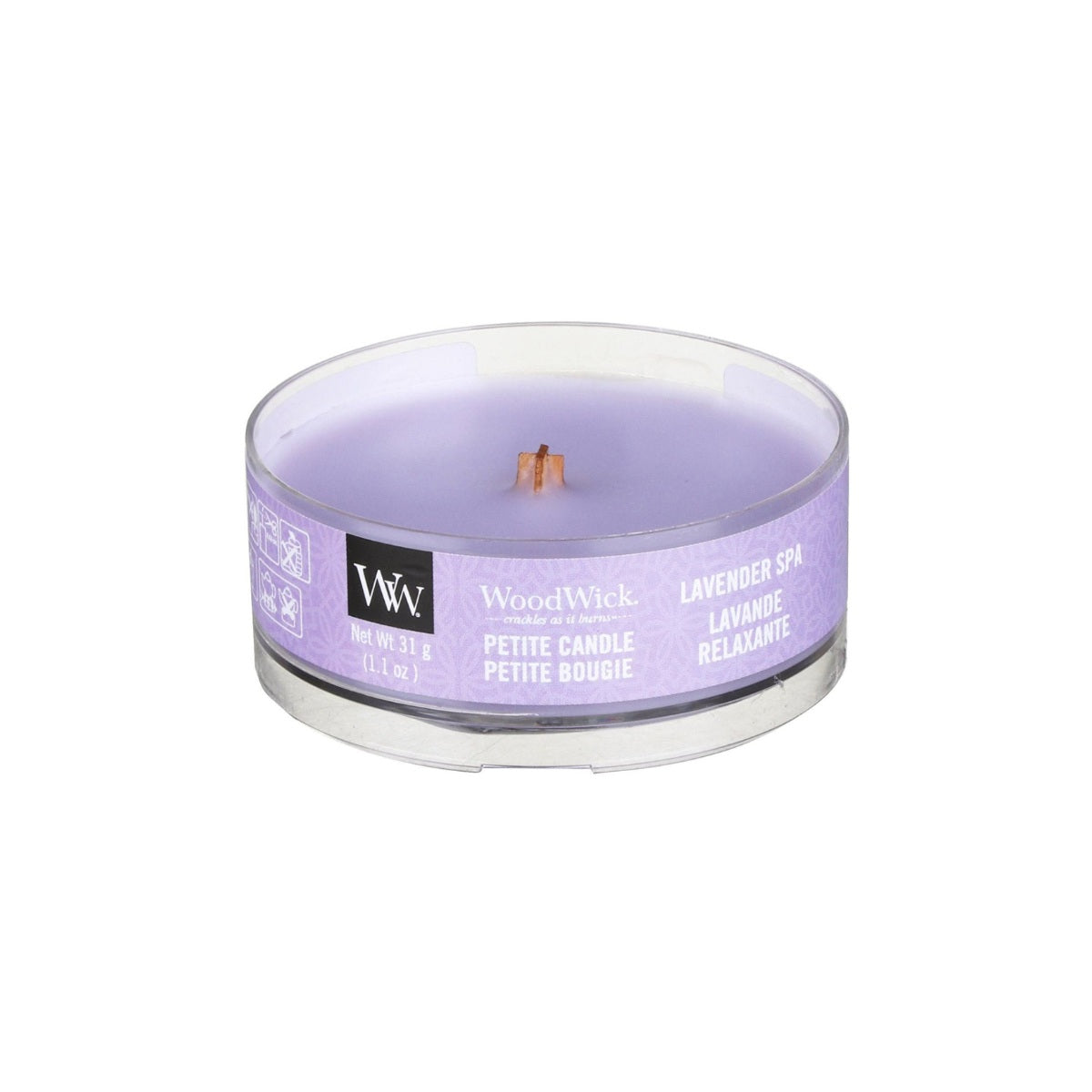 Vela Petite Lavender Spa Woodwick