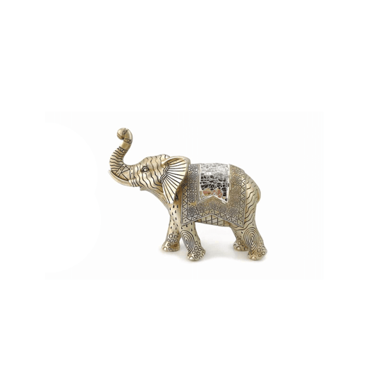 Elefante Mosaico Espelhado 15cm