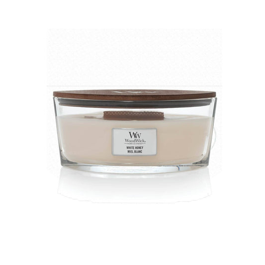 Vela Elipse White Honey Woodwick