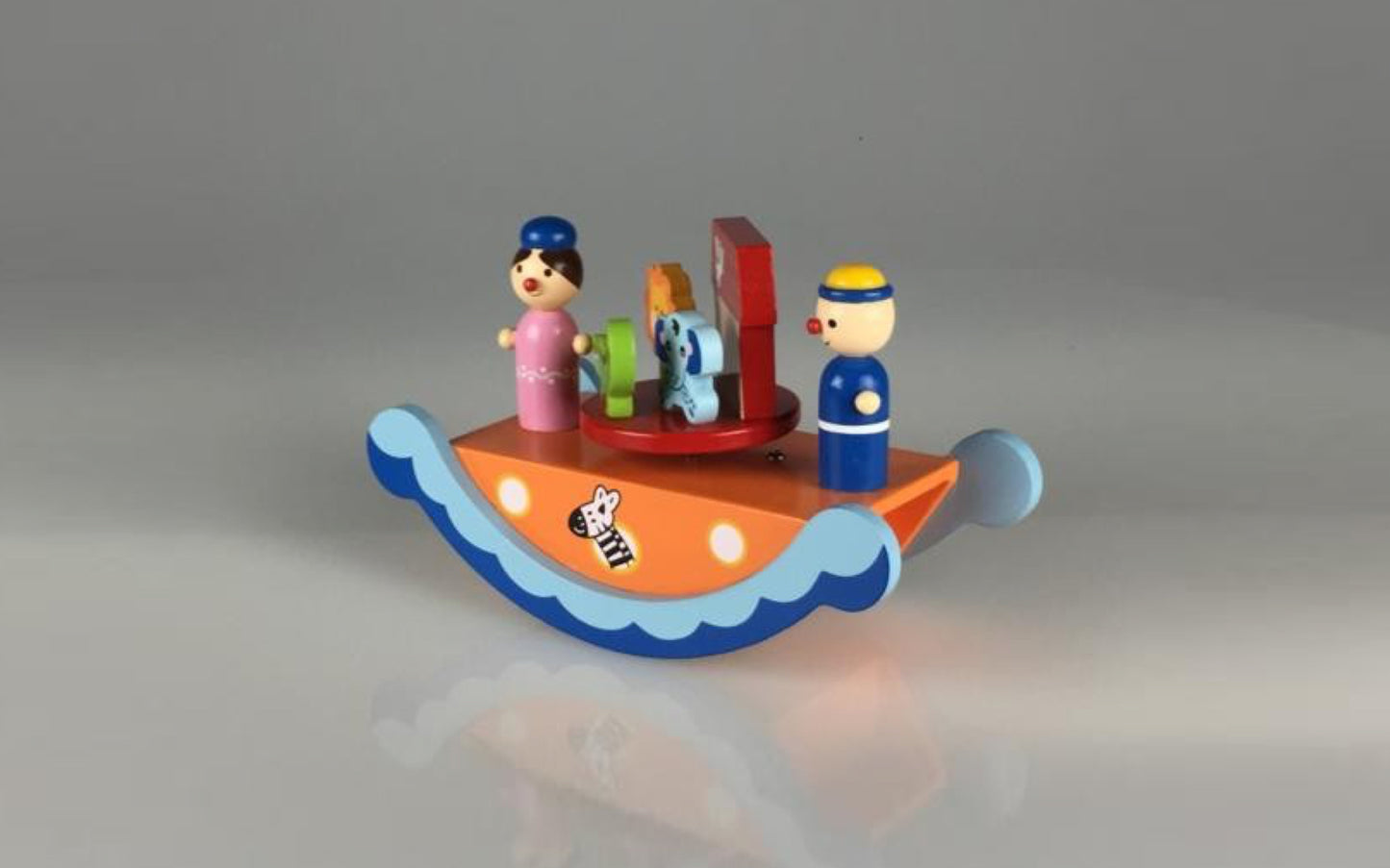 Caixa de Música Madeira Arca de Noé Musicboxworld