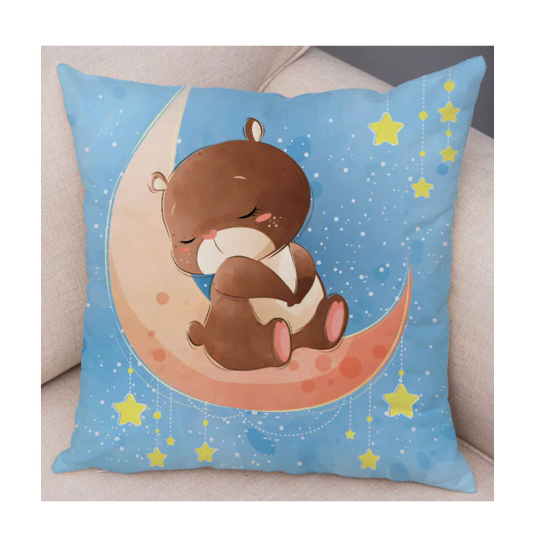 Bear on the Moon Cushion
