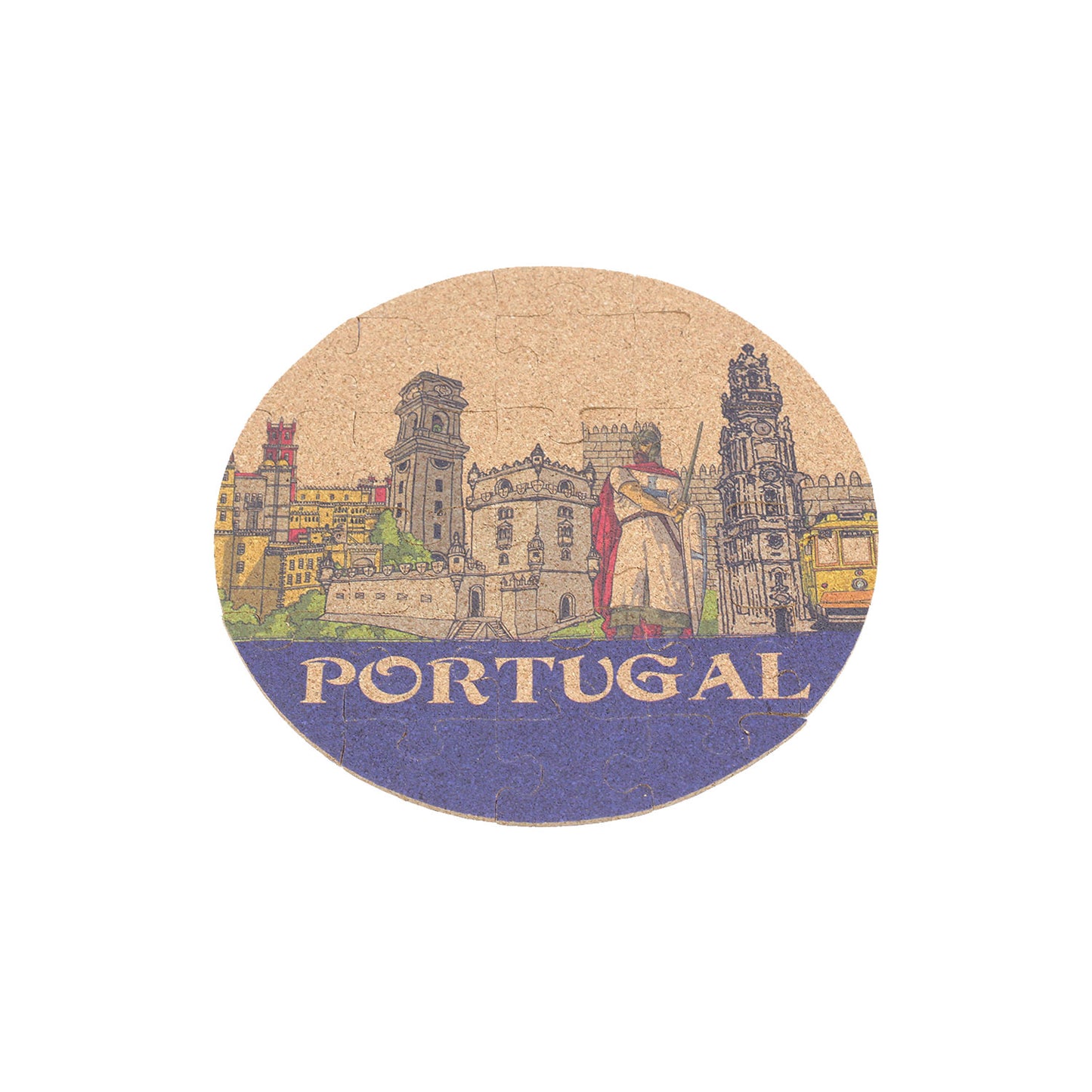 Rompecabezas portugués estándar de 25 piezas de D. Afonso Henriques