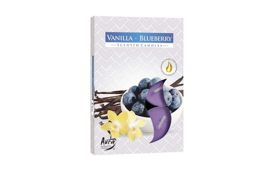 Aromatic Candles T-light 6 Vanilla/Blueberry