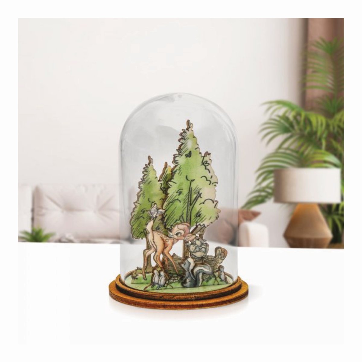 Estatueta Campânula Bambi Disney