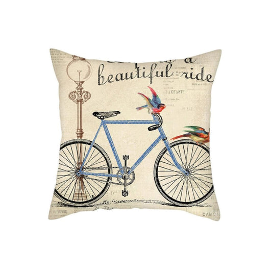 Almofada Frase "Life is a Beautiful Ride"