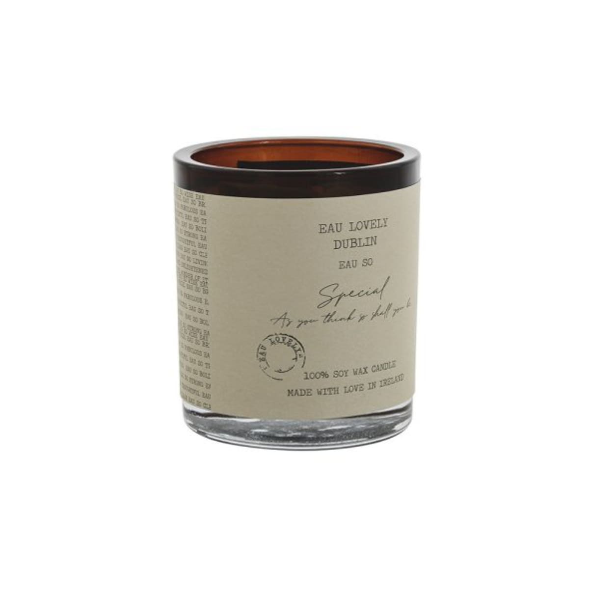 Candle Special with Aventurine Eau Lovely