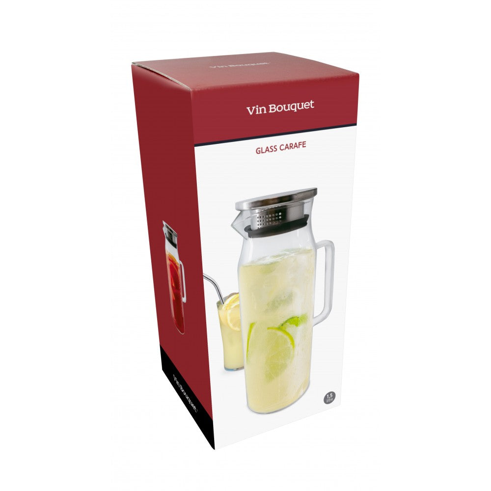 Jarra de Vidro com Asa 27,5cm