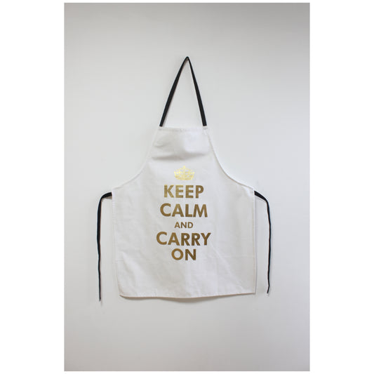Keep Calm and Carry On Apron