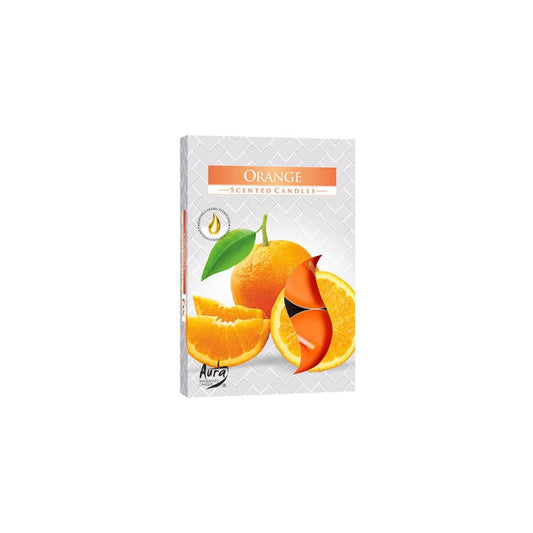 Velas T-light 6 Laranja