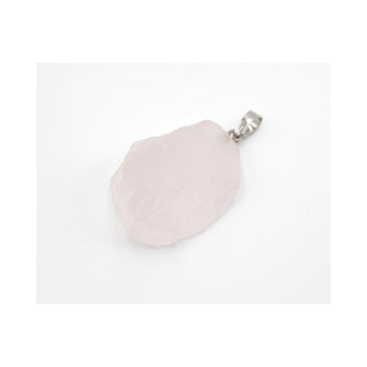 Pedra/Mineral Pendente Quartzo Rosa