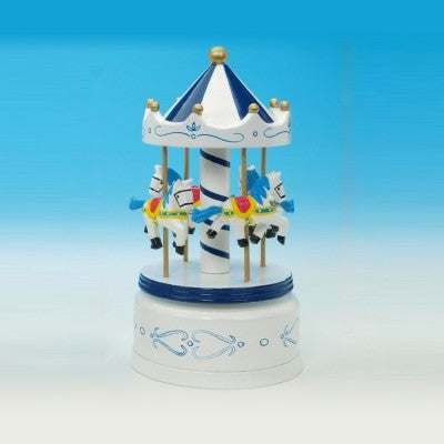 Caixa de Música Carrossel Cavalos Musicboxworld